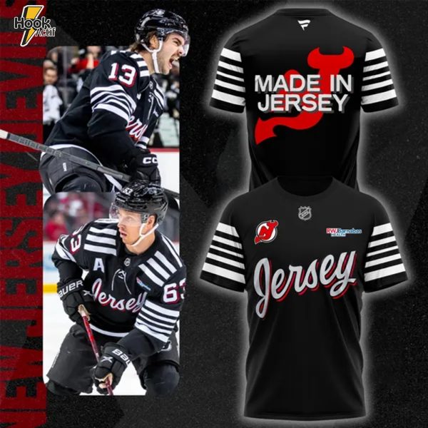 New Jersey Devils "Made In Jersey" 2025 T-Shirt