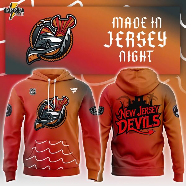 New Jersey Devils "Made in jersey night" 2025 Hoodie