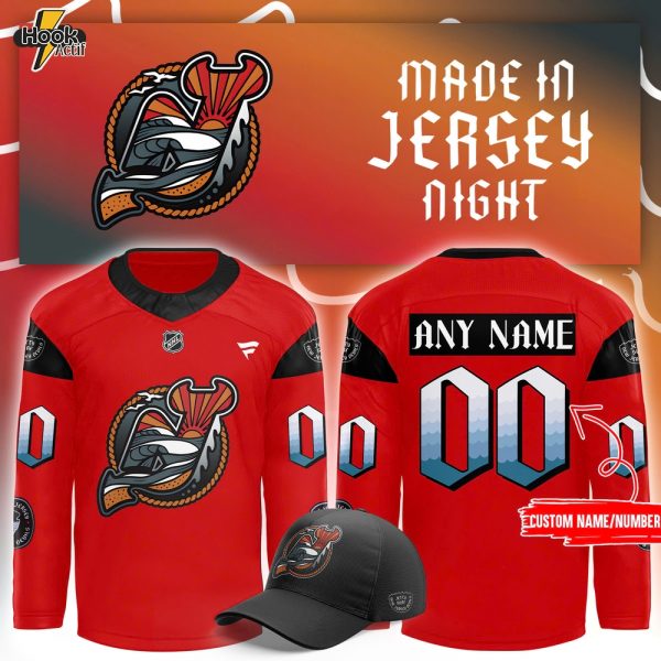 New Jersey Devils "Made in jersey night" 2025 Jersey