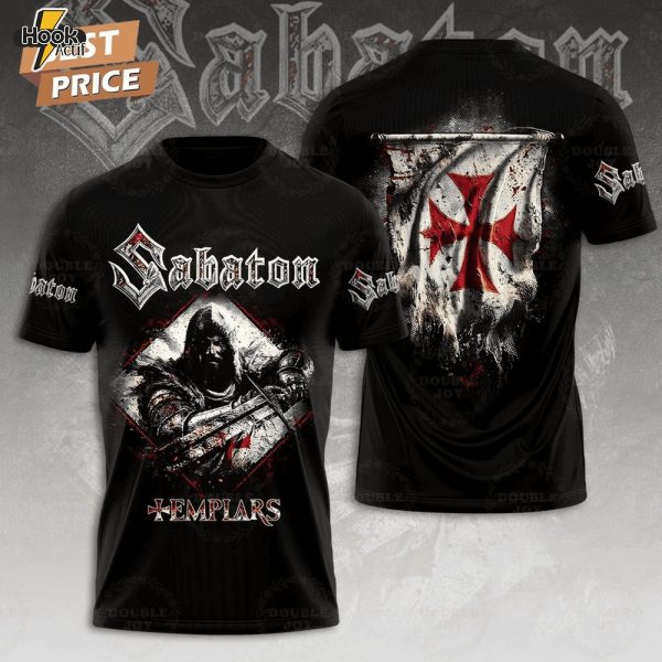 Sabaton Templars 2025 Limited Edition 3D T-Shirt-3D Unisex T-Shirt