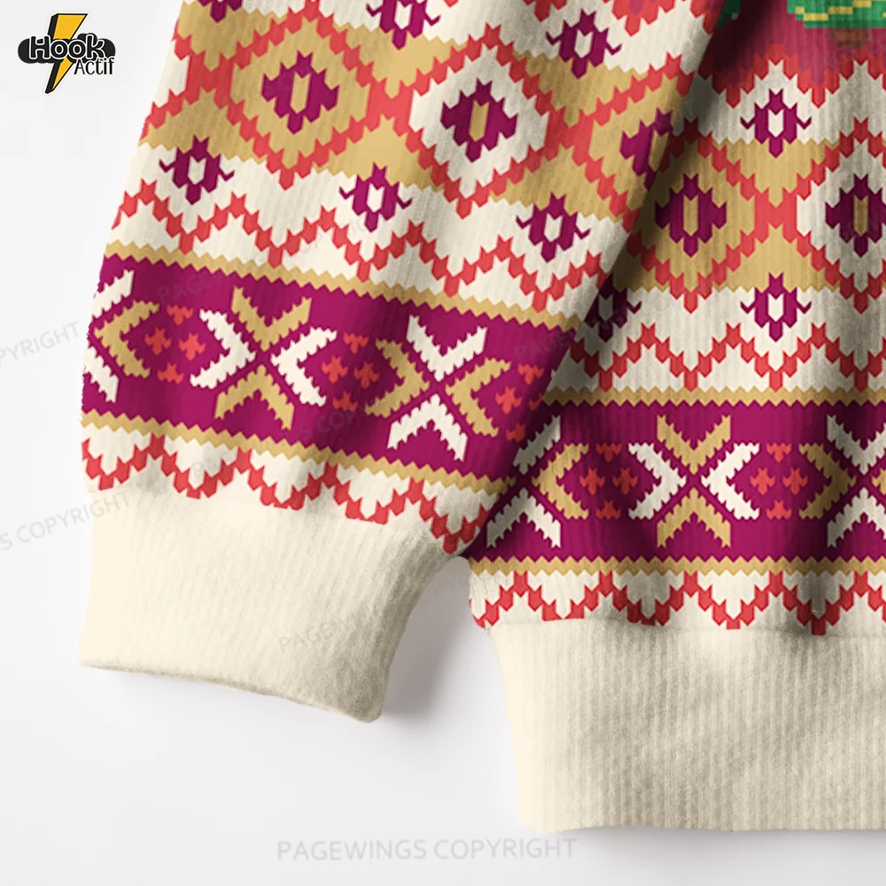 I Like Cats And Books And Maybe 3 People Unisex Ugly Knit Christmas Sweater I Like Cats And Books And Maybe 3 People Unisex Ugly Knit Christmas Sweater