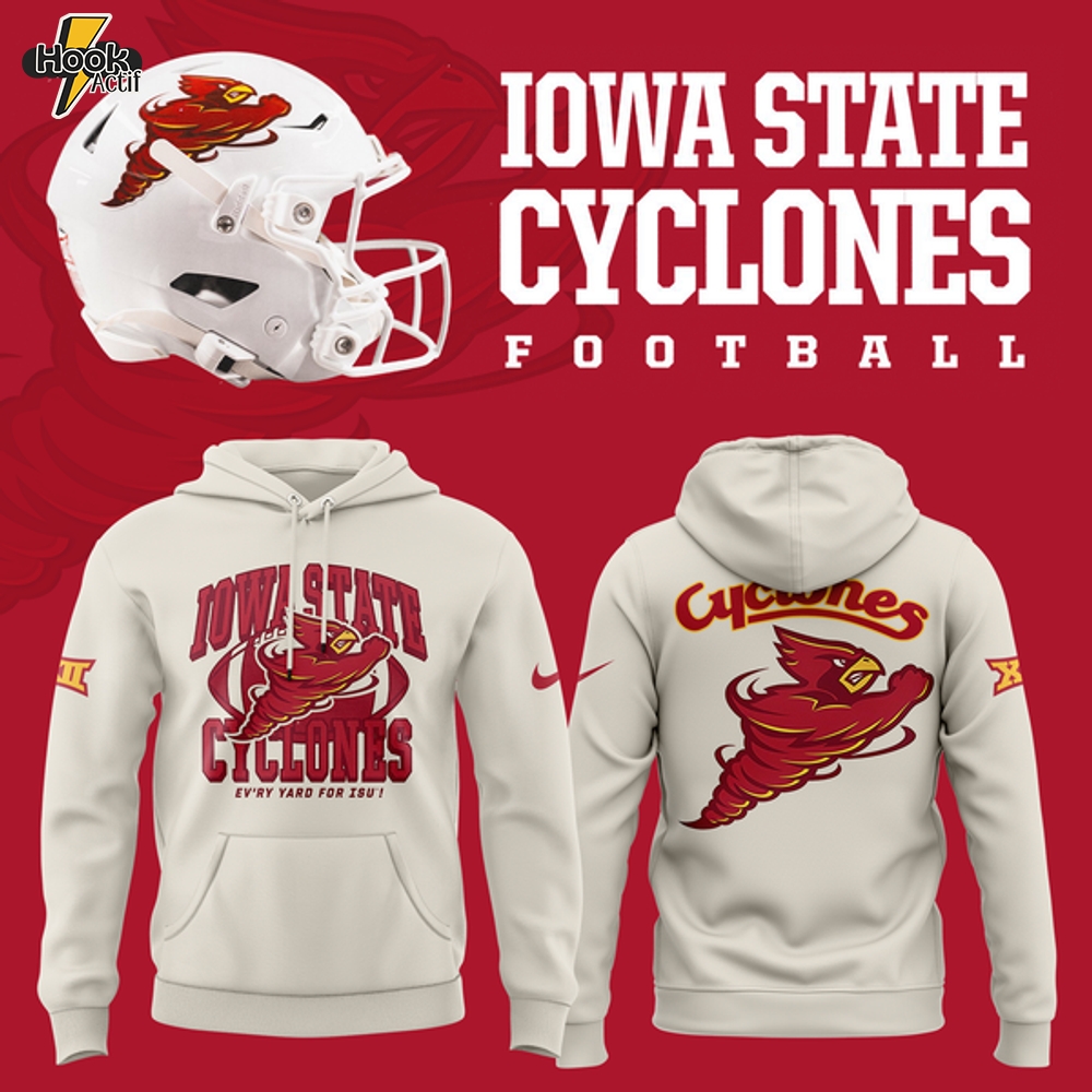 Iowa State Football Punching Cy 1995 Logo Hoodie Iowa State Football Punching Cy 1995 Logo Hoodie