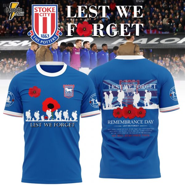 Ipswich Town FC Lest We Forget Limited Edition Shirt