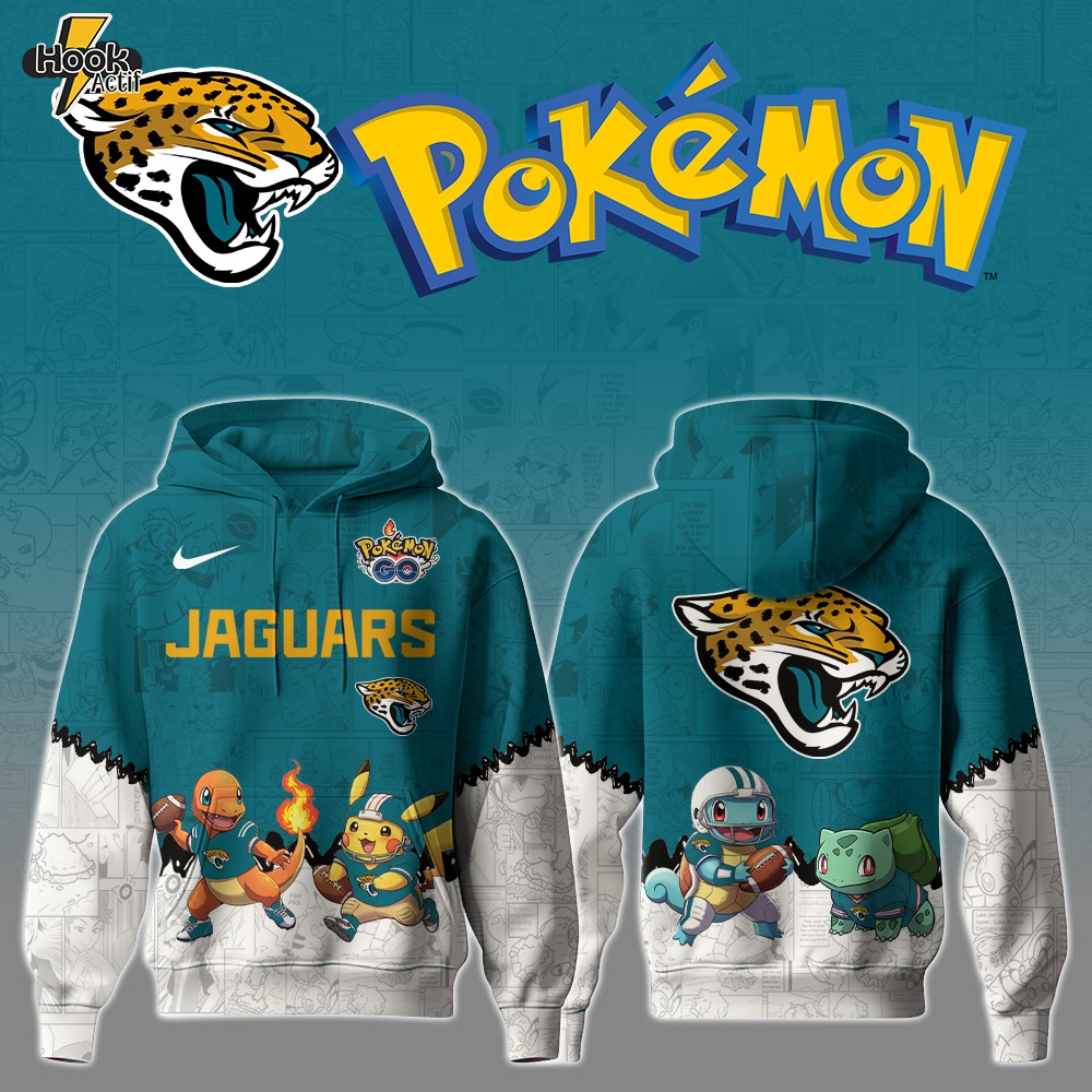 JAX Jaguars Special Pokemon Limited Edition Hoodie JAX Jaguars Special Pokemon Limited Edition Hoodie