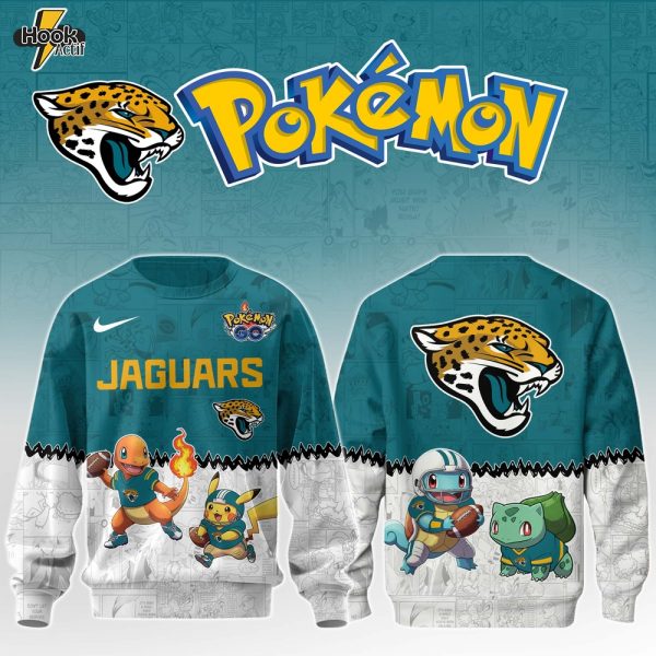 JAX Jaguars Special Pokemon Limited Edition Sweatshirt