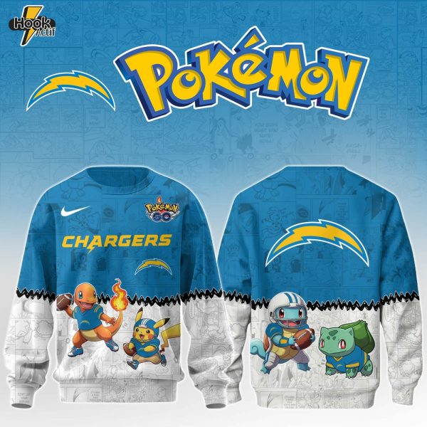 LA Chargers Special Pokemon Limited Edition Sweatshirt
