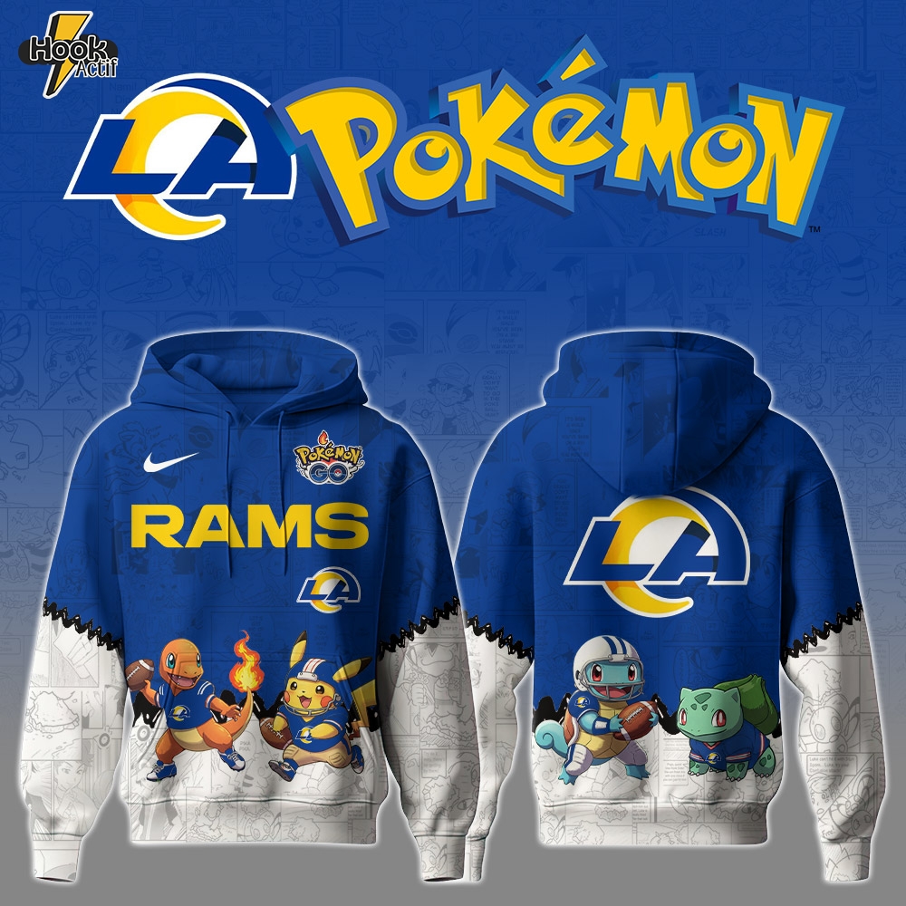 LA Rams Special Pokemon Limited Edition Hoodie LA Rams Special Pokemon Limited Edition Hoodie