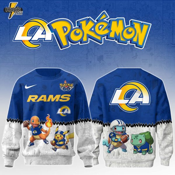 LA Rams Special Pokemon Limited Edition Sweatshirt