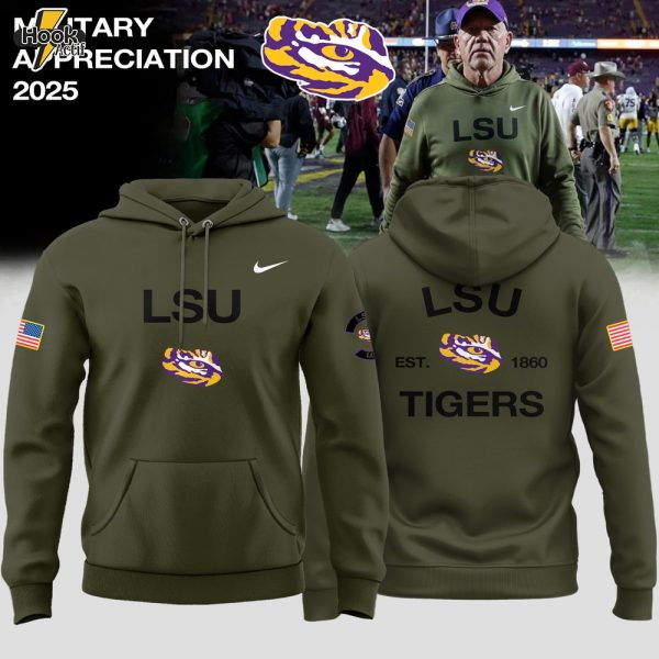 LSU Tigers Military Appreciation 2025 Special Hoodie