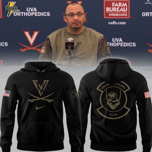 Limited Edition Virginia Football Veteran Black Hoodie
