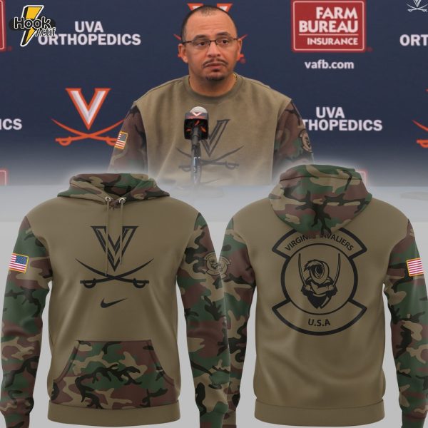 Limited Edition Virginia Football Veteran Camo Hoodie