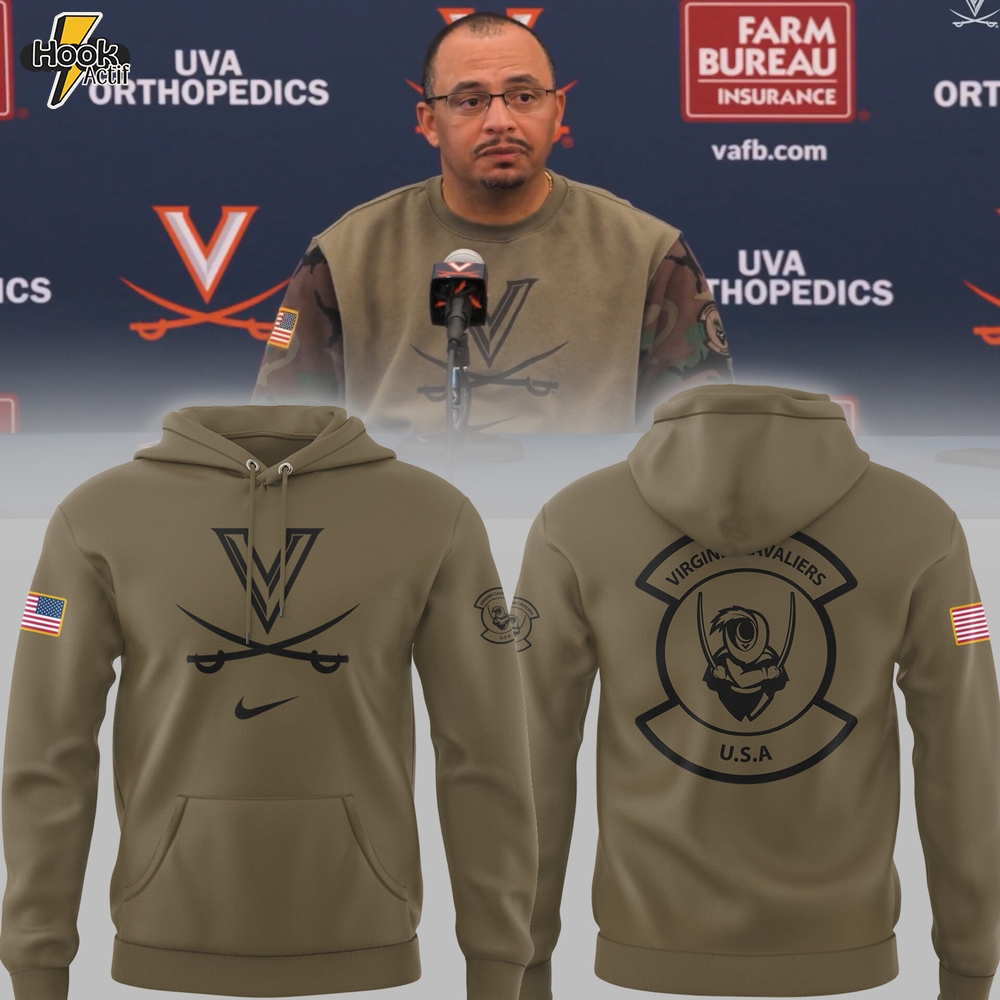 Limited Edition Virginia Football Veteran Hoodie Limited Edition Virginia Football Veteran Hoodie