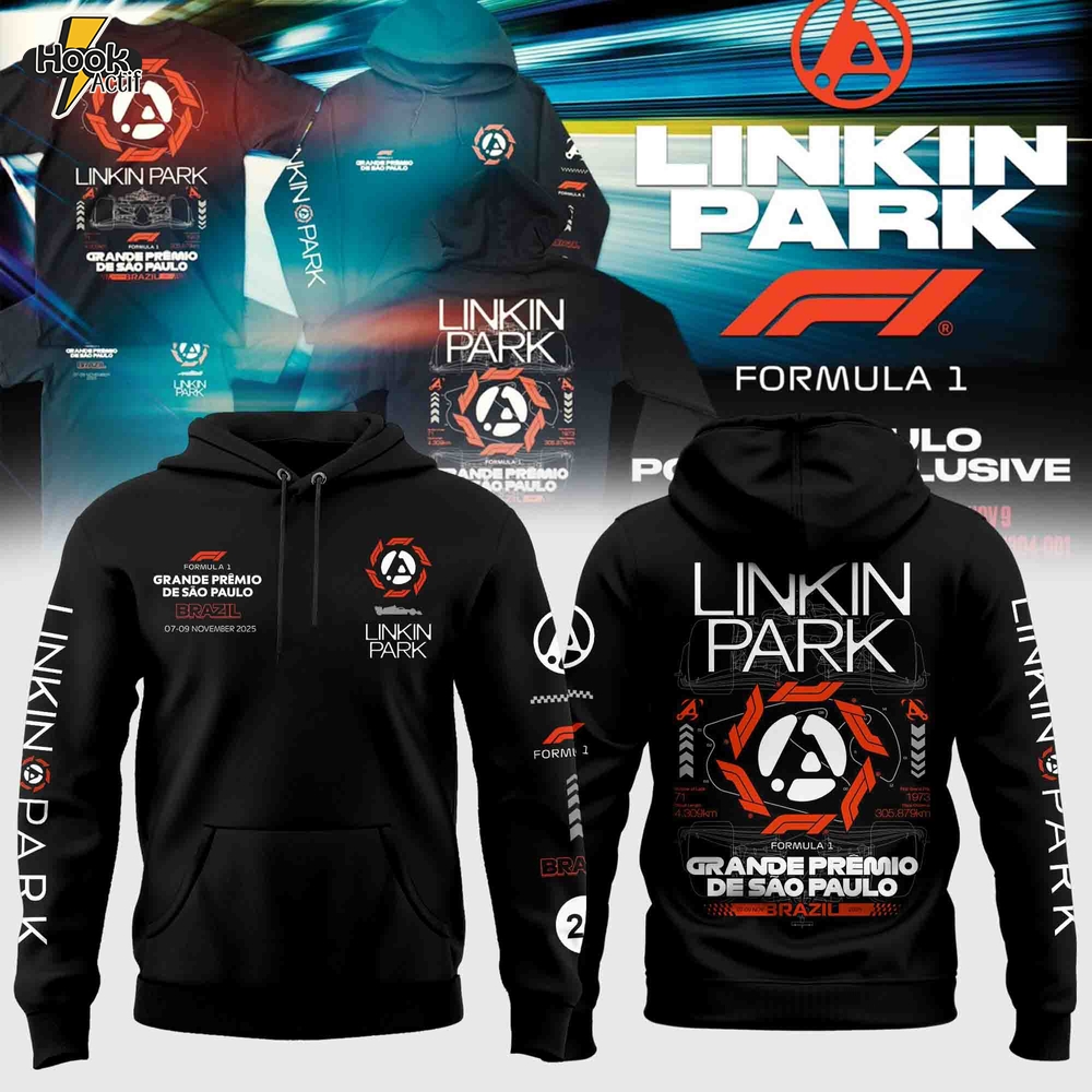 Linkin Park × Formula 1 – São Paulo Grand Prix Hoodie Linkin Park × Formula 1 – São Paulo Grand Prix Hoodie