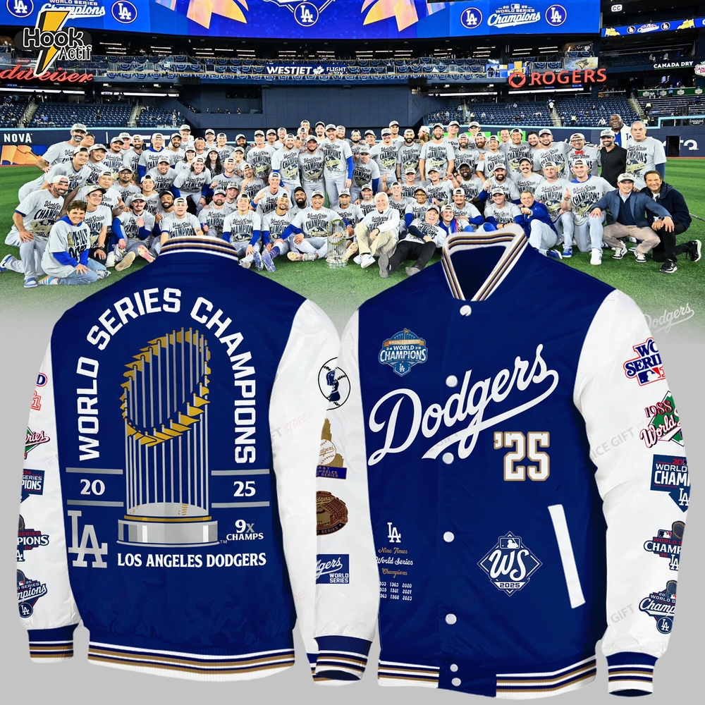 Los Angeles Dodgers World Series Champions 2025 Baseball Jacket Nicegift BJA Los Angeles Dodgers World Series Champions 2025 Baseball Jacket Nicegift BJA