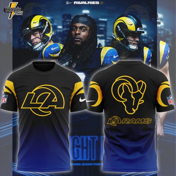 Los Angeles Rams 2025 NFL Rivalries Midnight Mode T-shirt