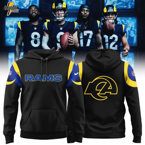 Los Angeles Rams 2025 Rivalries Midnight mode Special Hoodie