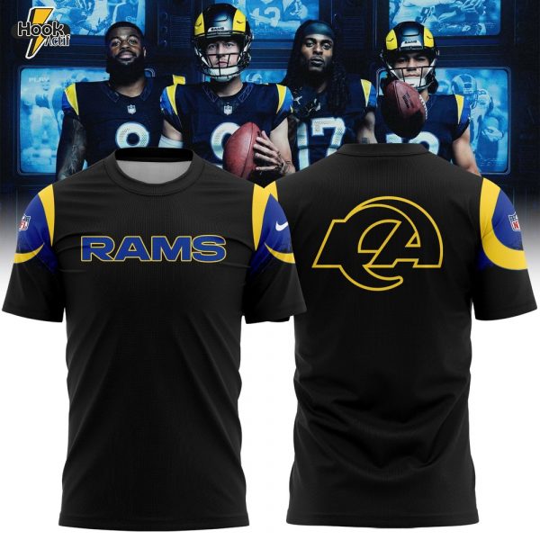 Los Angeles Rams 2025 Rivalries Midnight mode Special T-shirt