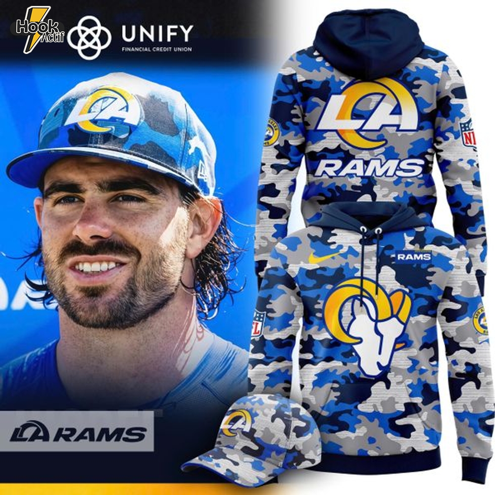 Los Angeles Rams Military Day Limited Hoodie Los Angeles Rams Military Day Limited Hoodie