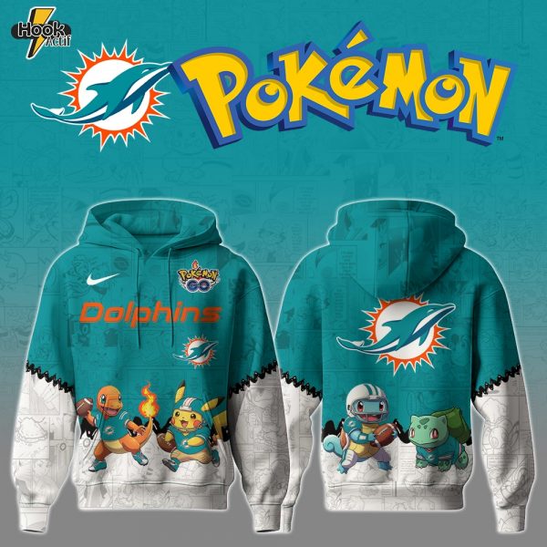 MIA Dolphins Special Pokemon Limited Edition Hoodie