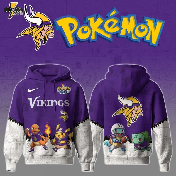 MIN Vikings Special Pokemon Limited Edition Hoodie