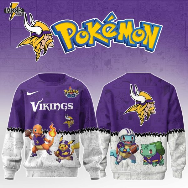 MIN Vikings Special Pokemon Limited Edition Sweatshirt