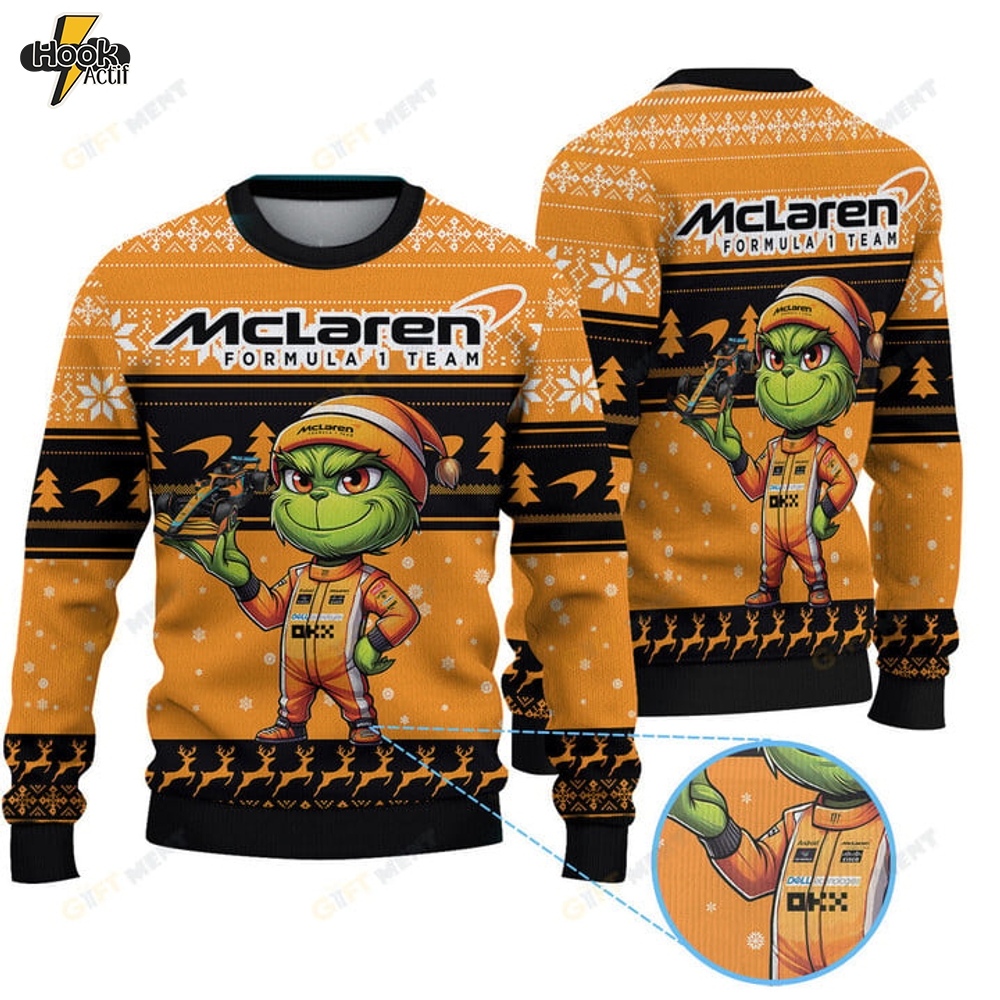 McLaren F1 Team x Grinch Ugly Sweater McLaren F1 Team x Grinch Ugly Sweater