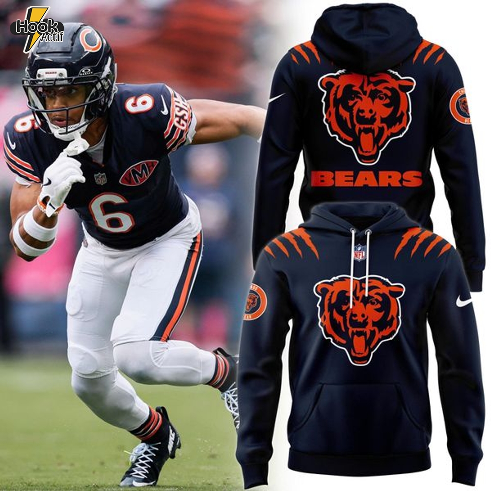 Men's Nike Chicago Bears 2025-26 Hoodie(V2) Men's Nike Chicago Bears 2025-26 Hoodie(V2)