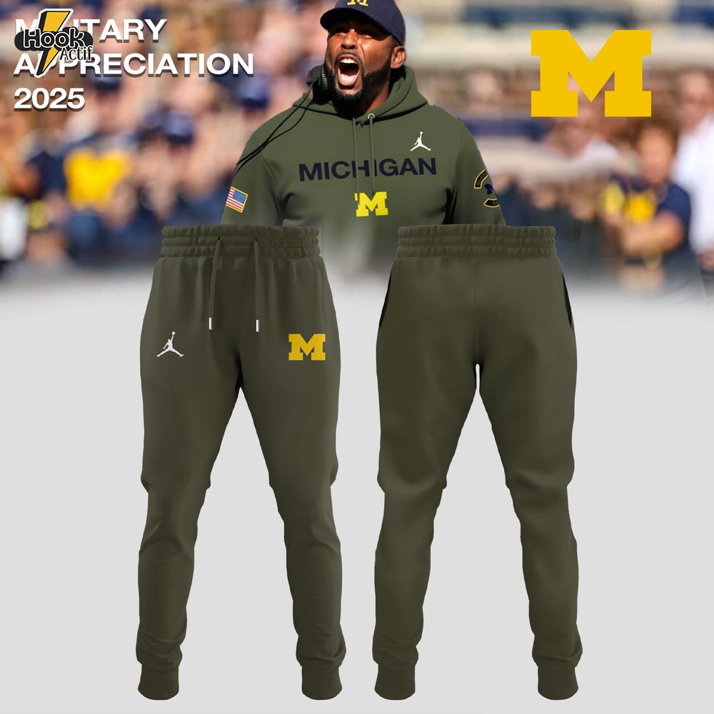 Michigan Wolverines Military Appreciation 2025 Special Hoodie Michigan Wolverines Military Appreciation 2025 Special Hoodie