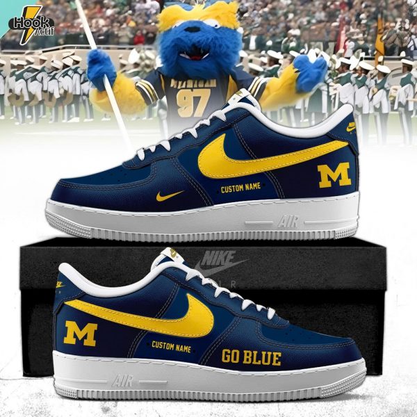 Michigan Wolverines football Limited Edition AF1 Sneakers