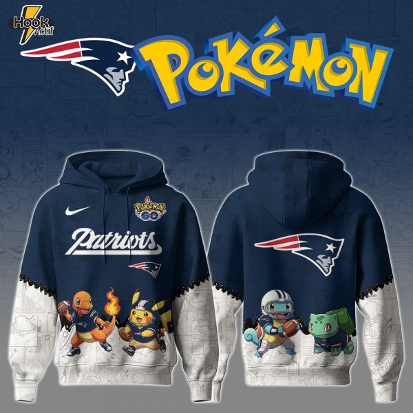NE Patriots Special Pokemon Limited Edition Hoodie