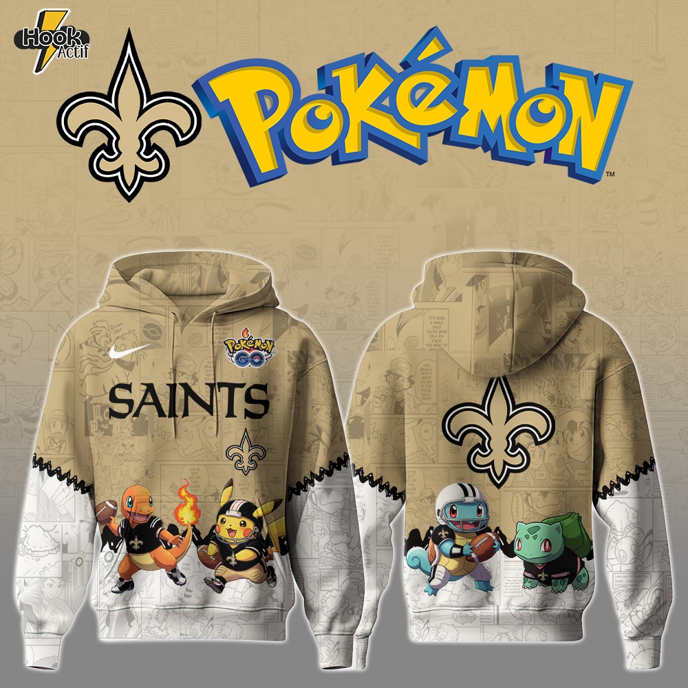 NO Saints Special Pokemon Limited Edition Hoodie NO Saints Special Pokemon Limited Edition Hoodie