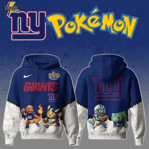 NY Giants Special Pokemon Limited Edition Hoodie