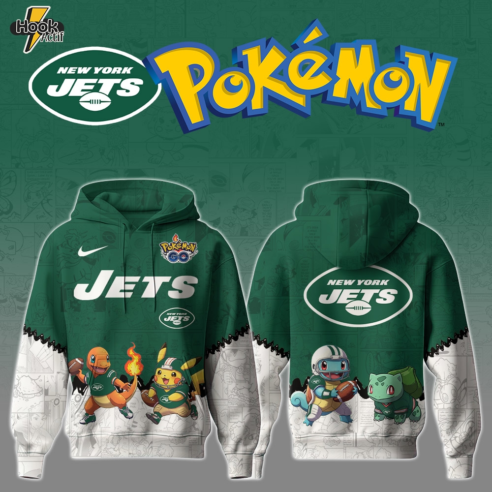 NY Jets Special Pokemon Limited Edition Hoodie NY Jets Special Pokemon Limited Edition Hoodie