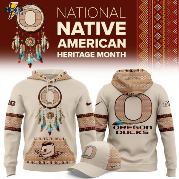 Oregon Ducks 2025 Native American Heritage Month Hoodie