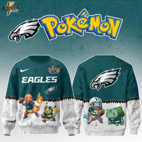 PHI Eagles Special Pokemon Limited Edition Sweatshirt
