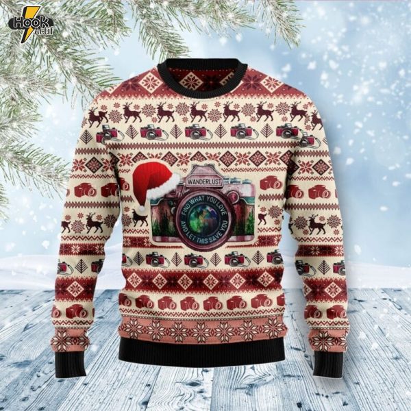 Photograph Save You Ugly Christmas Sweater
