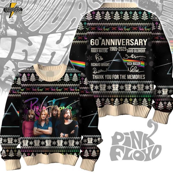 Pink Floyd 60th Anniversary Ugly Sweater