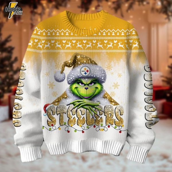 Pittsburgh Steelers x Grinch Christmas Sweater
