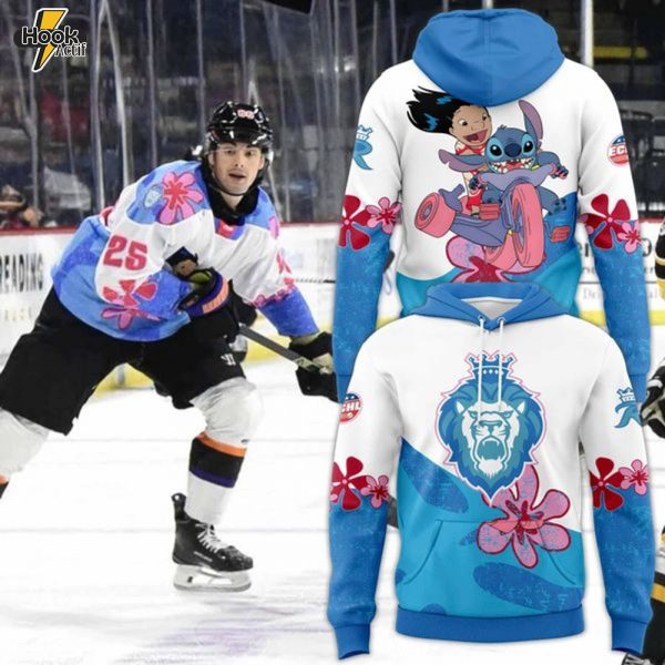 Reading Royals 2025 Lilo & Stitch Night Game-Worn Hoodie