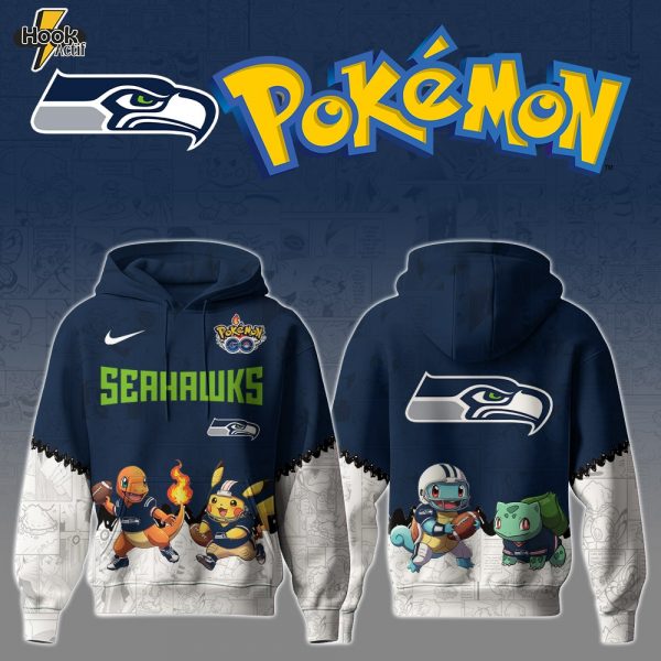 SEA Seahawks Special Pokemon Limited Edition Hoodie