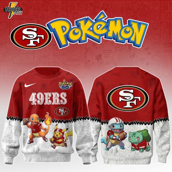 SF 49ers Special Pokemon Limited Edition Sweatshirt