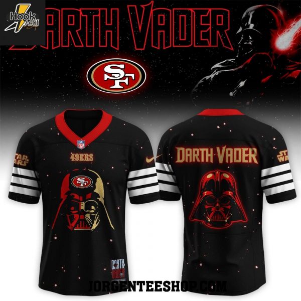 San Francisco 49ers Star Wars Join The Dark Side 2025 Football Jersey