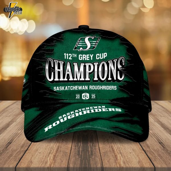Saskatchewan Roughriders 2025 Grey Cup Champions Classic Cap