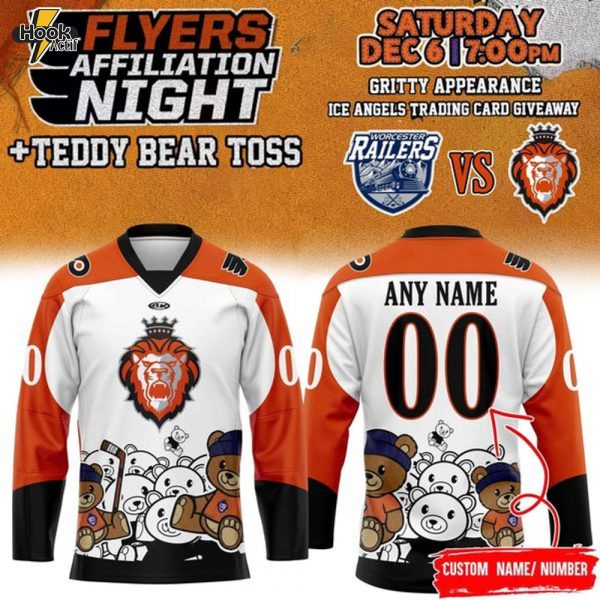 Special Reading Royals 2025 Philadelphia Flyers Night Jersey
