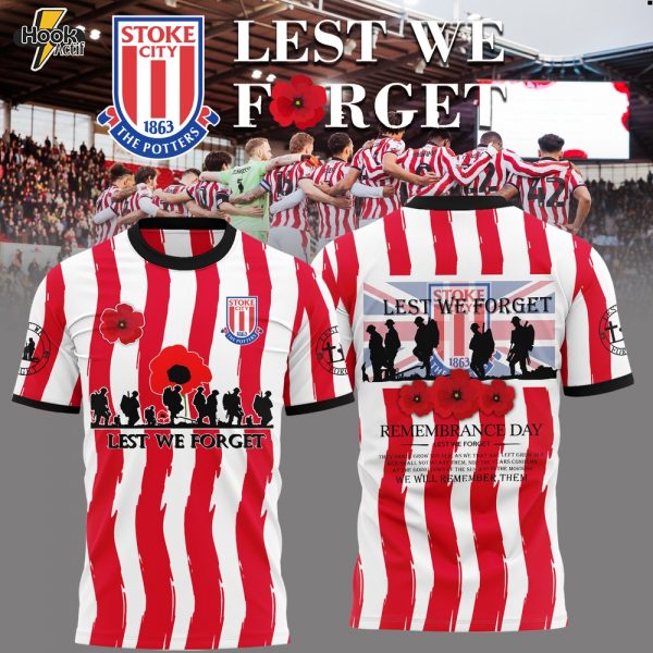 Stoke City FC Lest We Forget Limited Edition Shirt