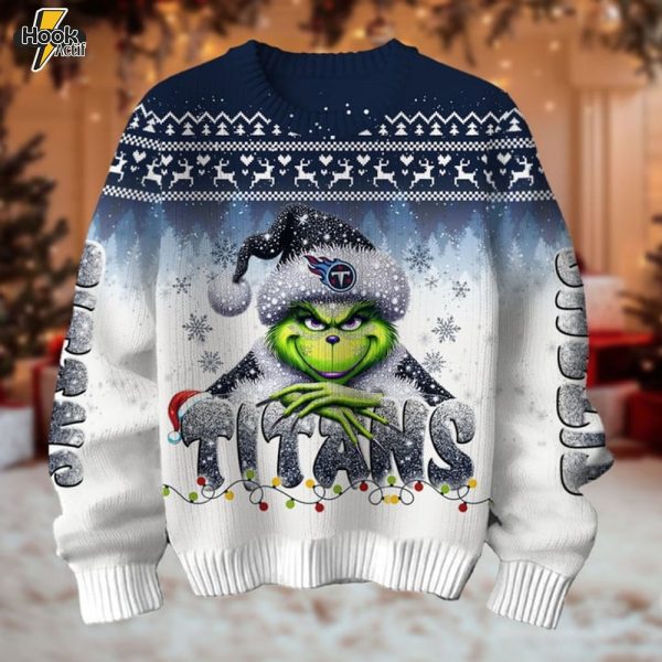 Tennessee Titans x Grinch Christmas Sweater