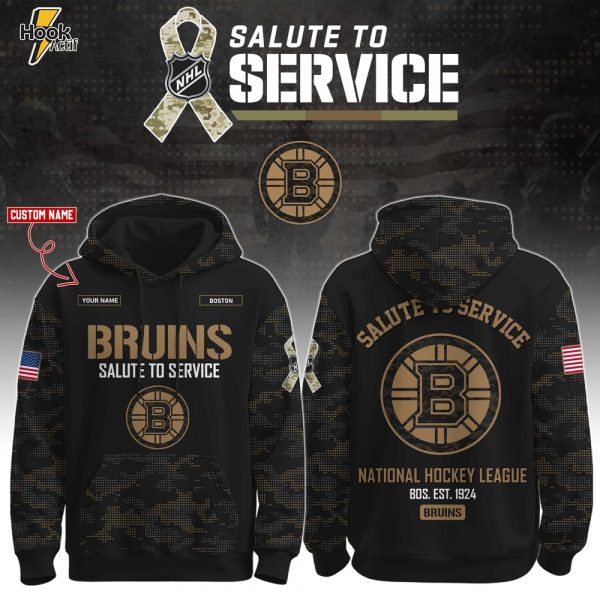 Veterans Day Salute Hoodie Boston Bruins Edition