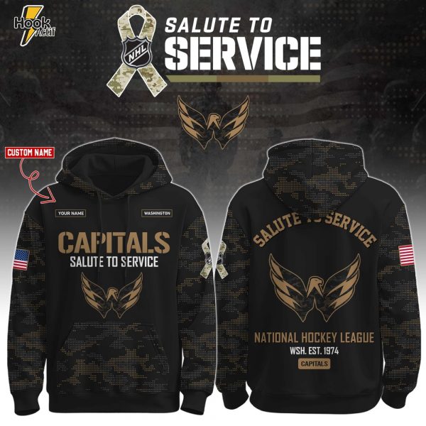 Veterans Day Salute Hoodie Washington Capitals Edition
