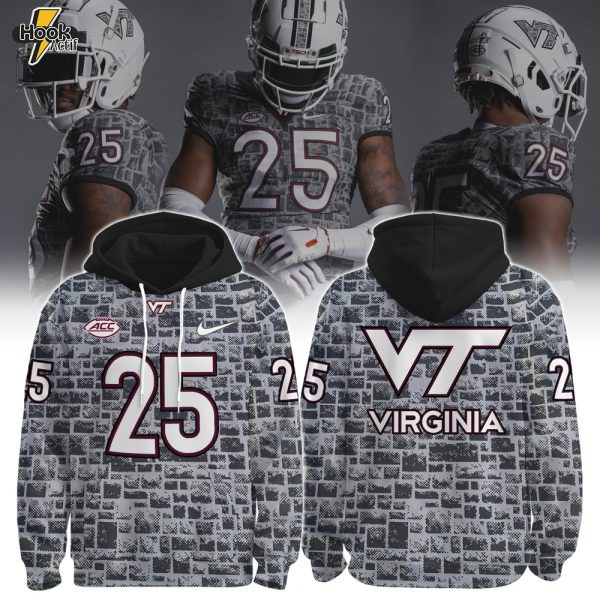 Virginia Tech Football x Hokie Stone Hoodie Limited Edition