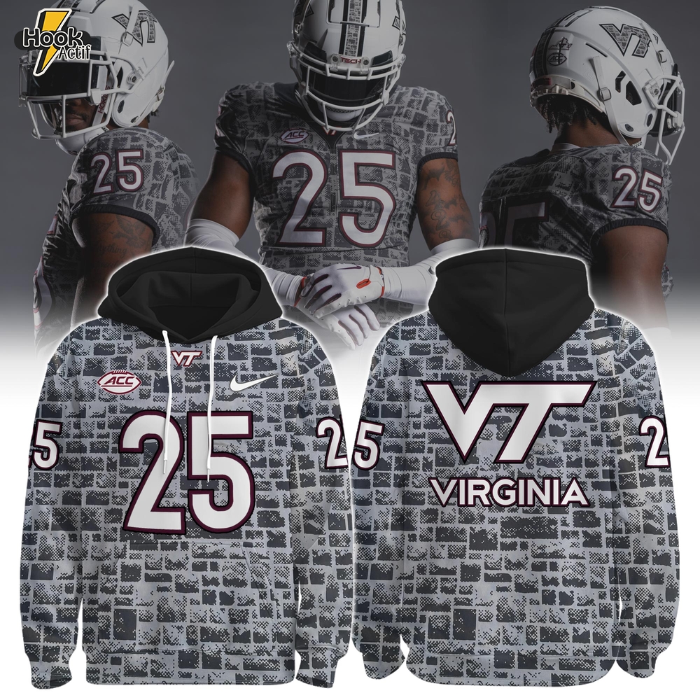 Virginia Tech Football x Hokie Stone Hoodie Limited Edition Virginia Tech Football x Hokie Stone Hoodie Limited Edition
